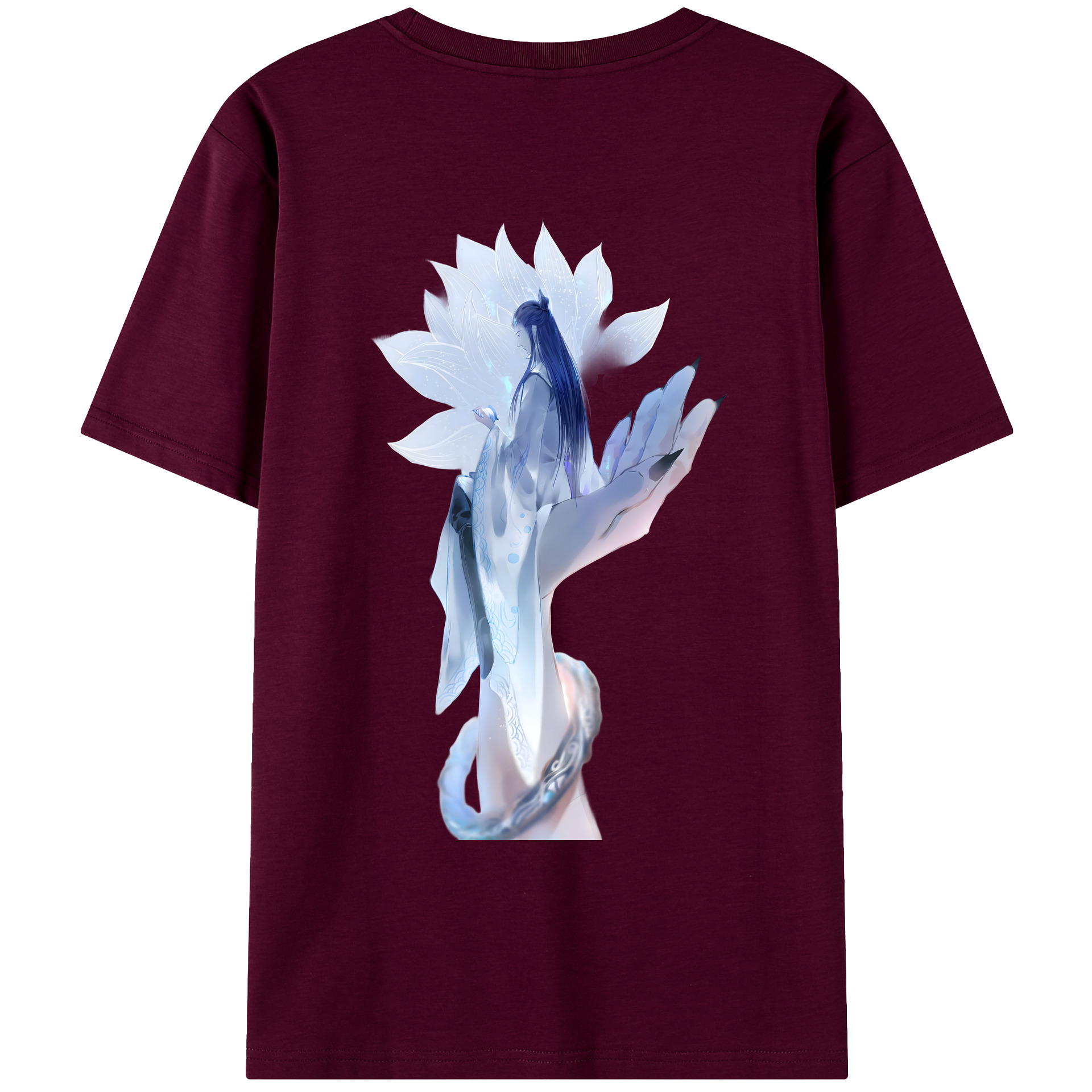 （画像用） Ne Zha 2 ナタ 魔童の大暴れ レディース半袖Tシャツ(バックプリント)